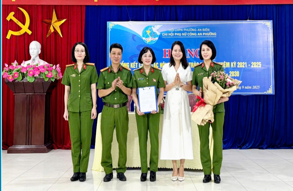 Chi hội Phụ nữ Công an phường An Biên: Triển khai phương hướng, nhiệm vụ nhiệm kỳ 2025-2030